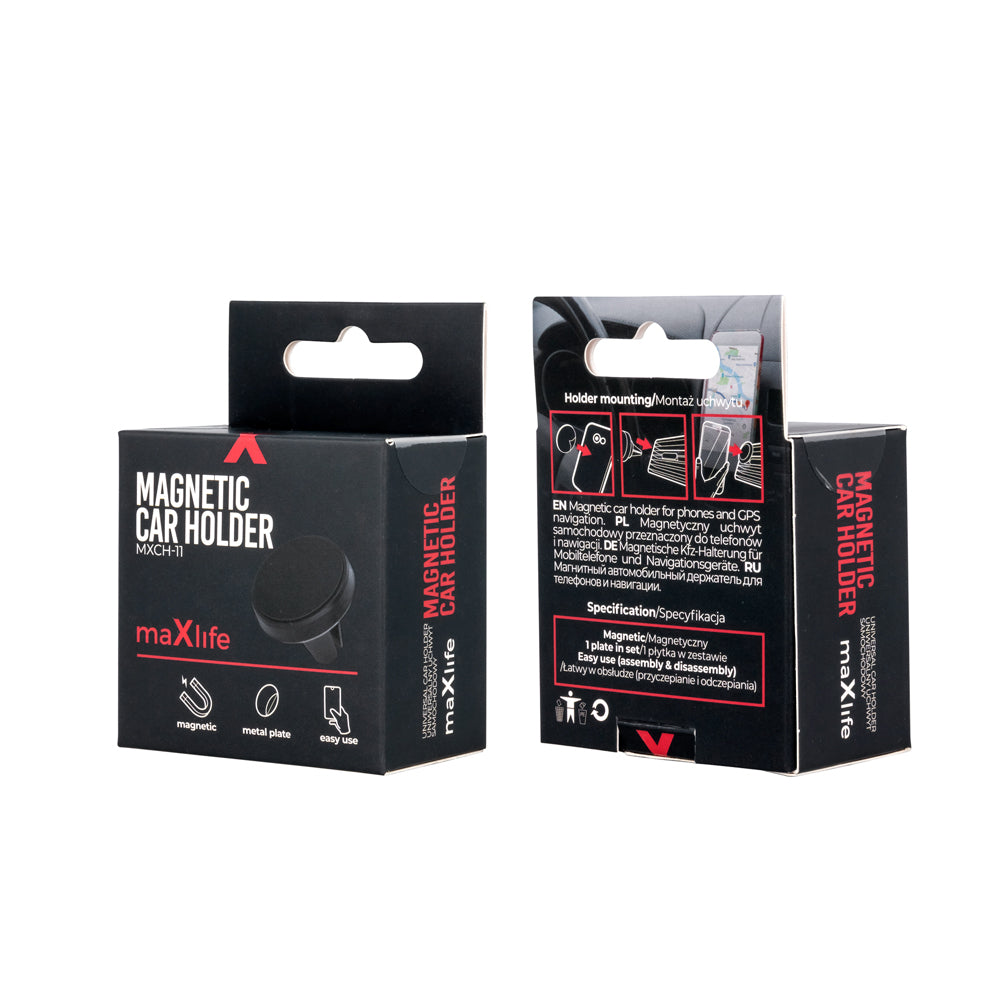 Maxlife car holder for air vent MXCH-11 magnetic black