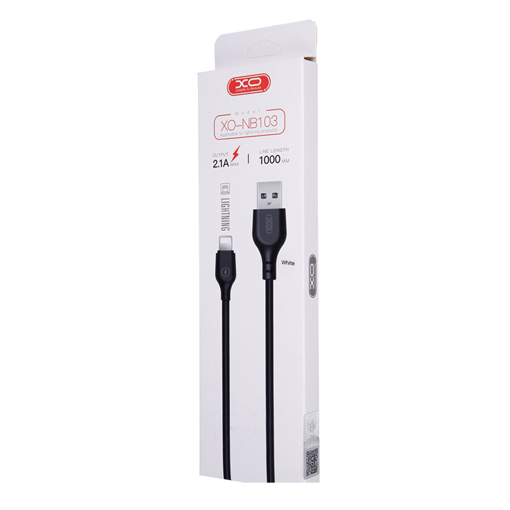 XO cable NB103 USB - Lightning 1,0 m 2,1A white