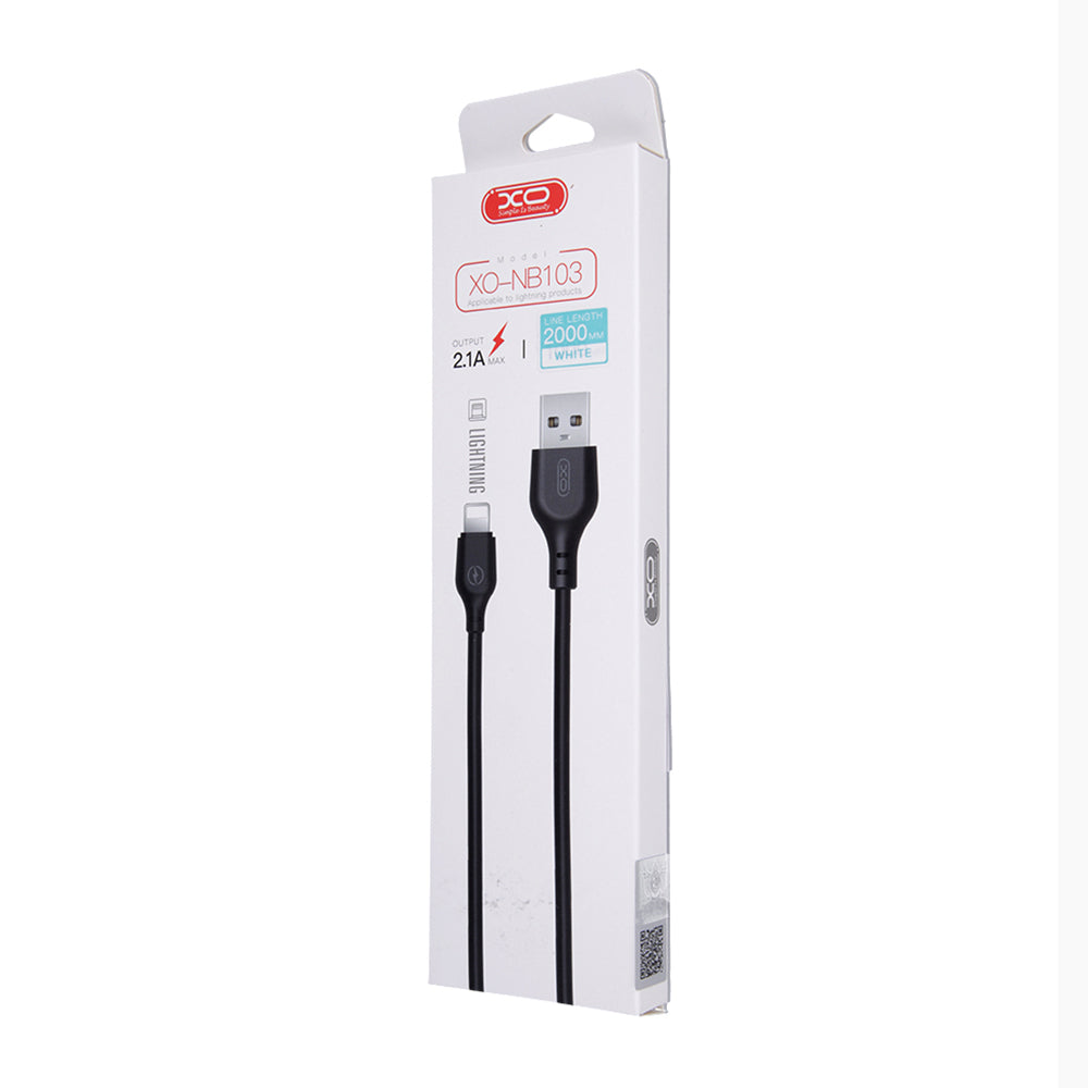 XO cable NB103 USB - Lightning 2,0 m 2,1A white