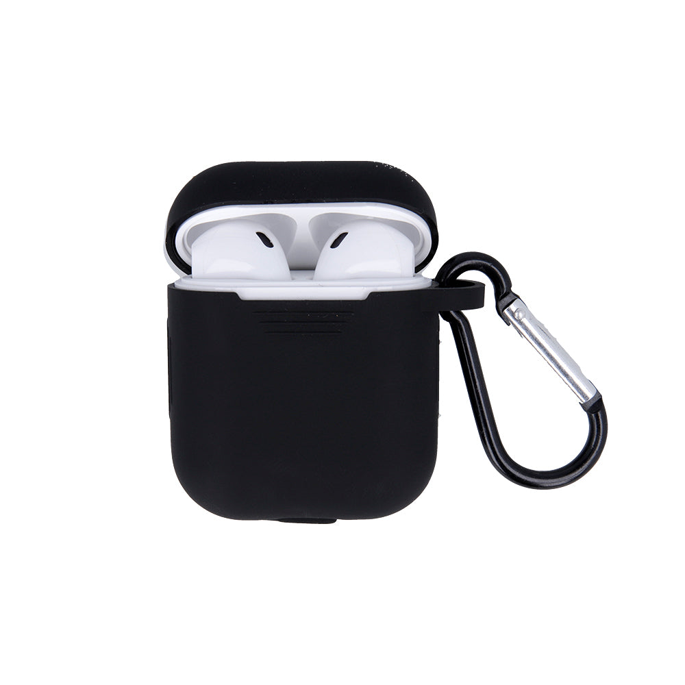 Case for Airpods / Airpods 2 black with hook