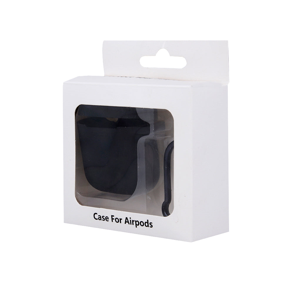 Case for Airpods / Airpods 2 black with hook