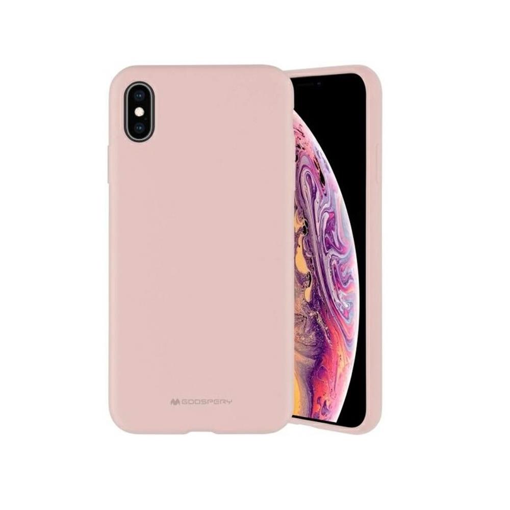 Mercury Silicone iPhone 12/12 Pro 6,1" rózowo-piaskowy