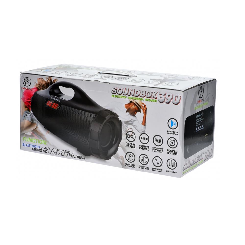 Rebeltec Bluetooth speaker SoundBOX 390 black