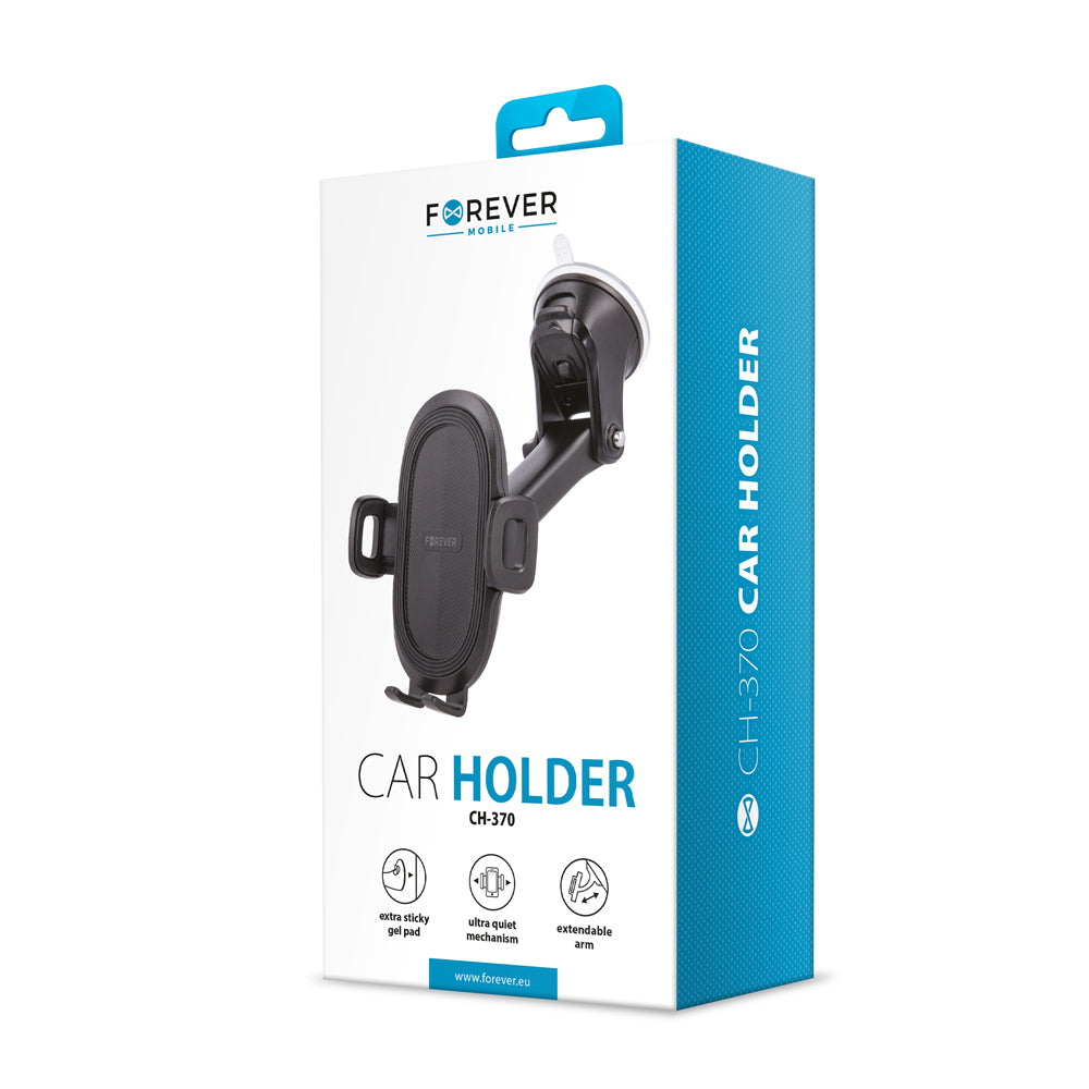 Support voiture Forever CH-370 pour pare-brise — bras télescopique 5,5-10,3 cm