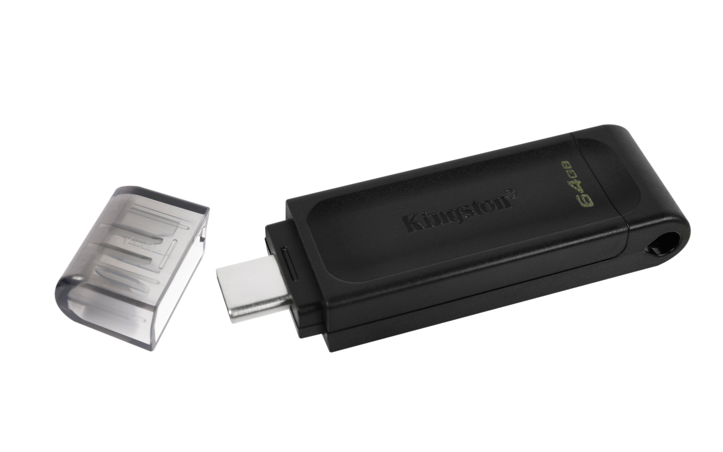 Kingston pendrive 64GB USB-C DT70 black