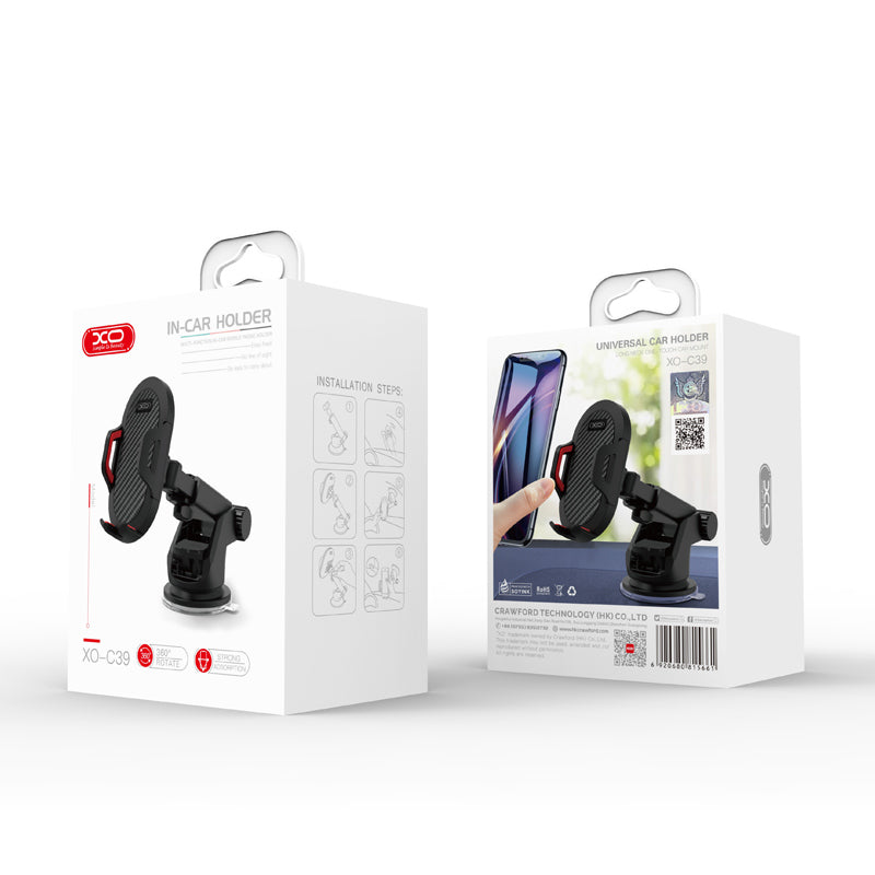 Support voiture XO C39 — ventouse universelle