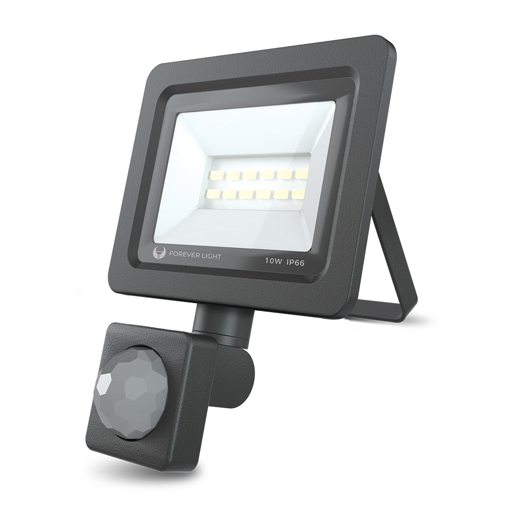 Projecteur LED PROXIM II 10W 6000K IP66 avec détecteur PIR