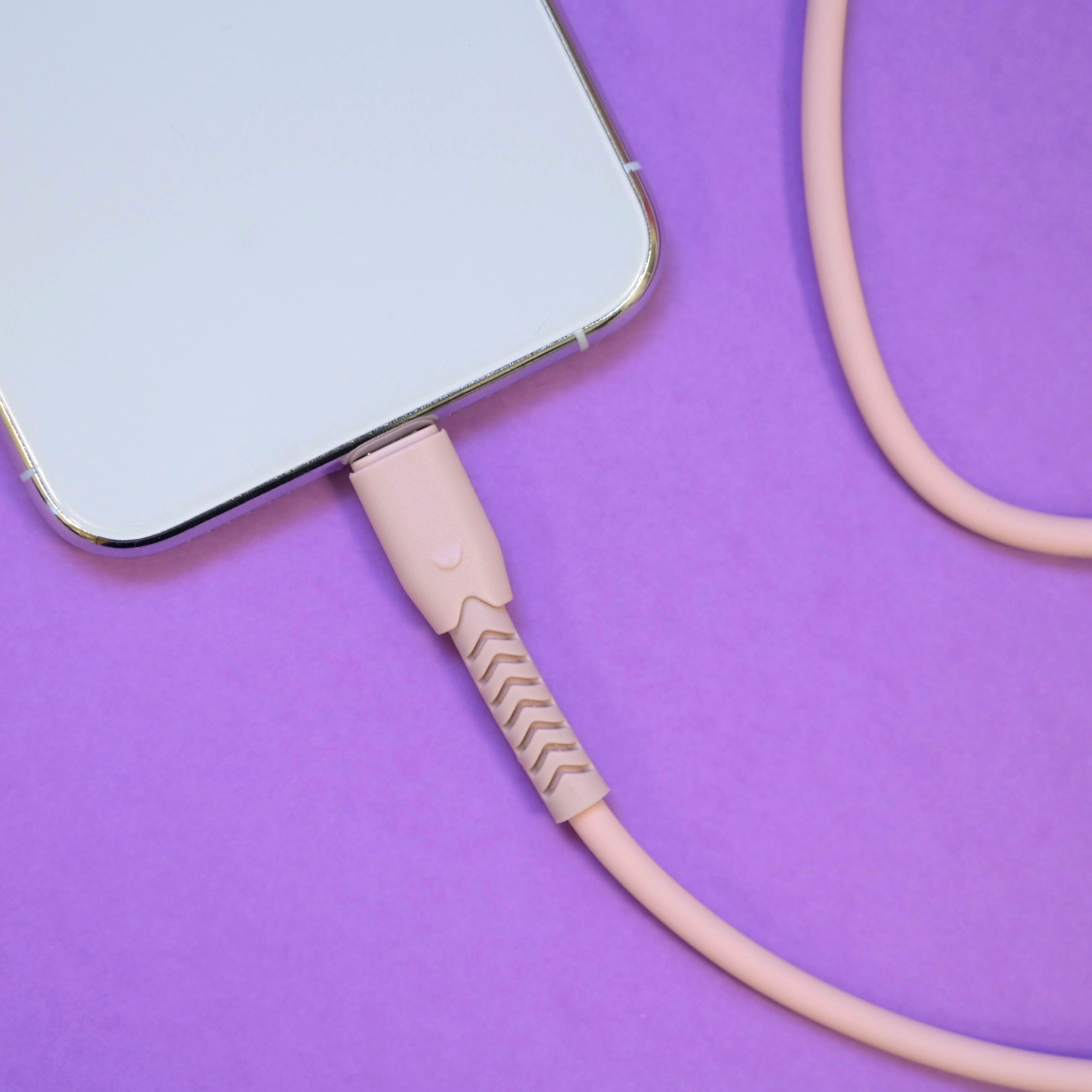 Câble USB-A vers USB-C Maxlife MXUC-04 — 1m 3A Rose