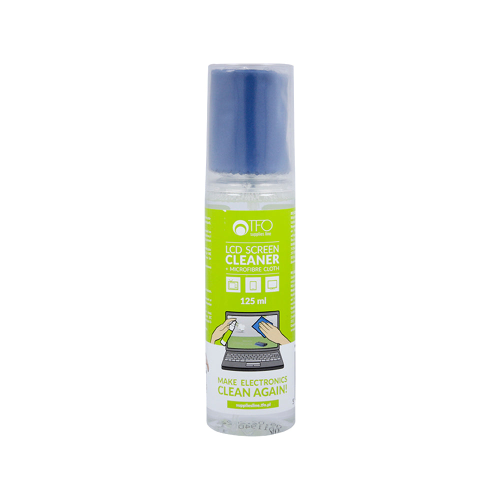 Nettoyant LCD 125 ml + chiffon microfibre - Écrans