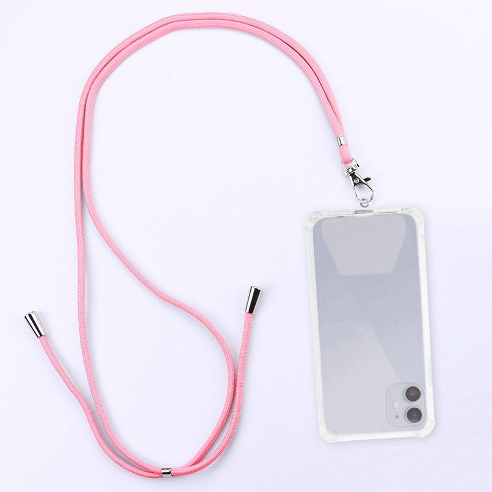 Universal neck strap for phones pink