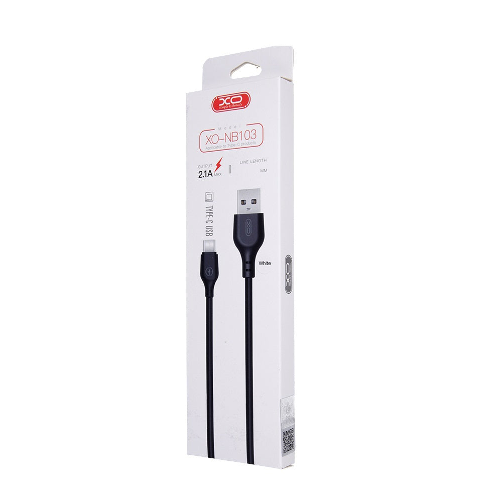 XO cable NB103 USB - USB-C 2,0 m 2,1A black