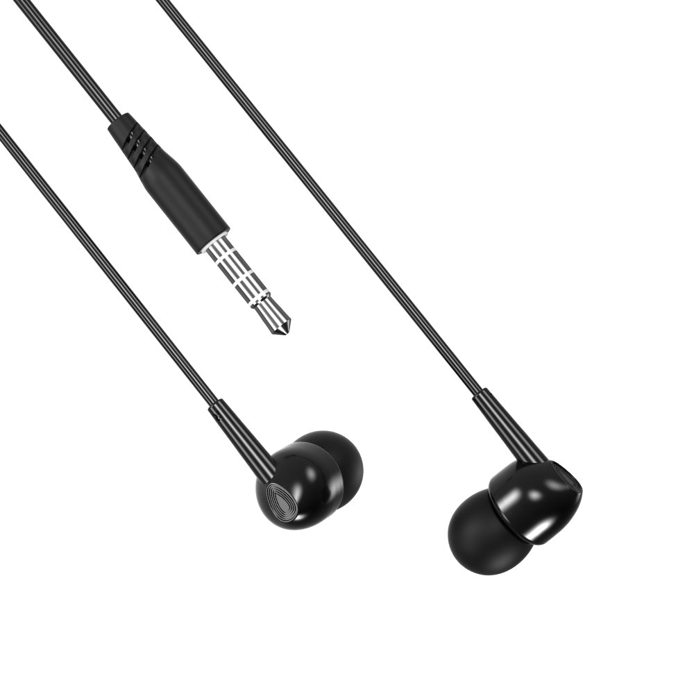 Écouteurs XO EP37 — Jack 3,5mm noir avec micro