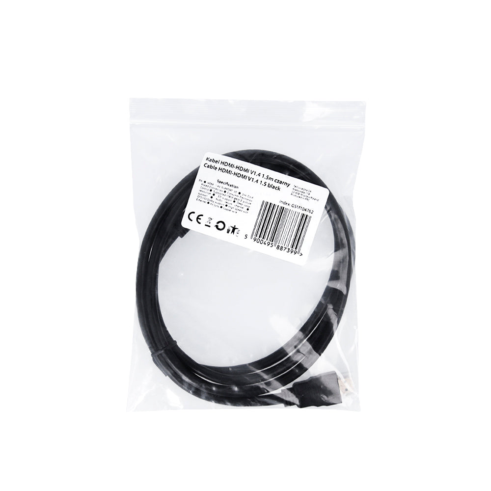 HDMI-HDMI Cable V2.0 1.5m black