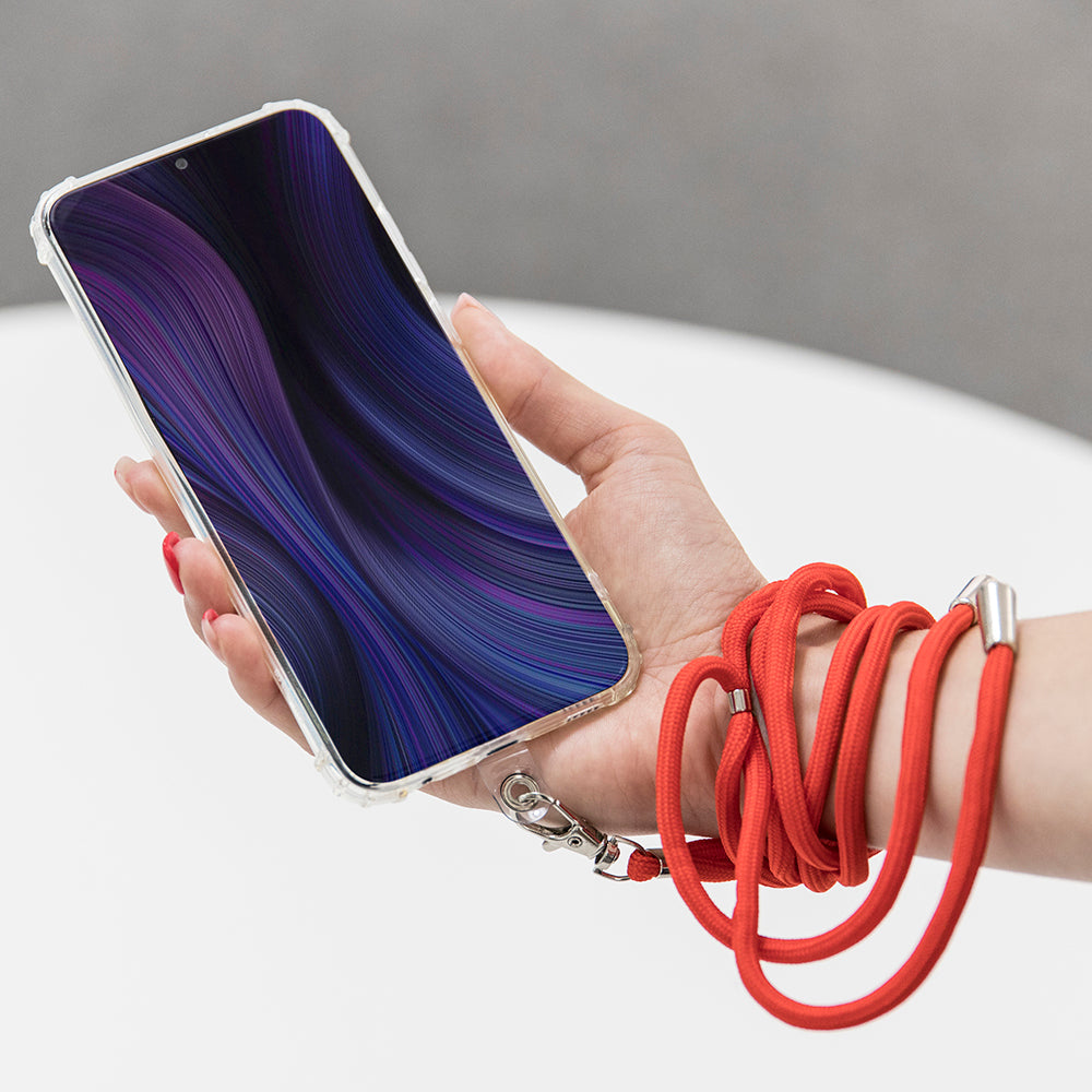 Universal neck strap for phones black