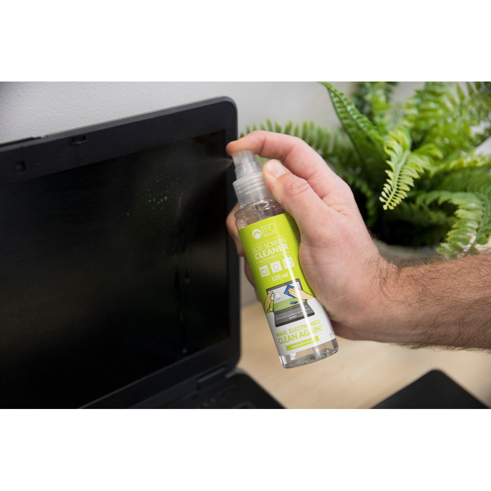 Nettoyant LCD 125 ml + chiffon microfibre - Écrans