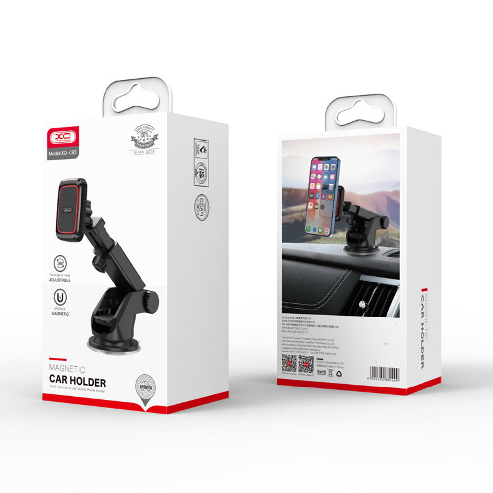 Support magnétique voiture XO C83 — ventouse et aimant