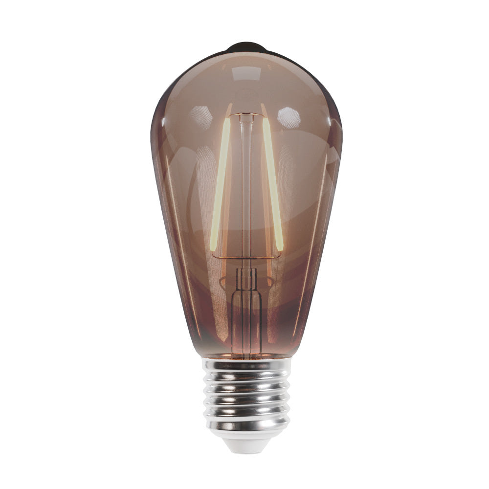Ampoule LED Filament E27 ST64 4W 230V 2000K 400lm Fumée Forever Light