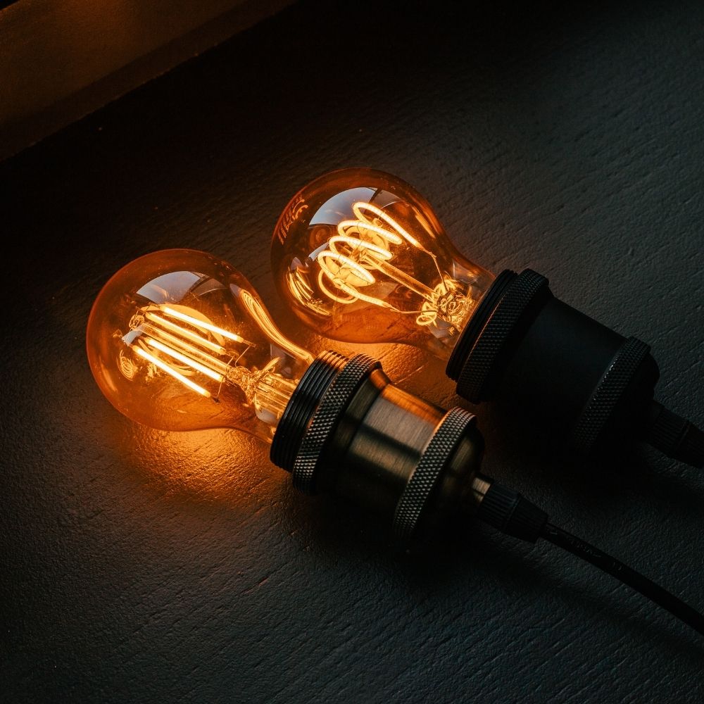 Ampoule LED Filament E27 A60 4W 230V 2000K 250lm Fumée Forever Light