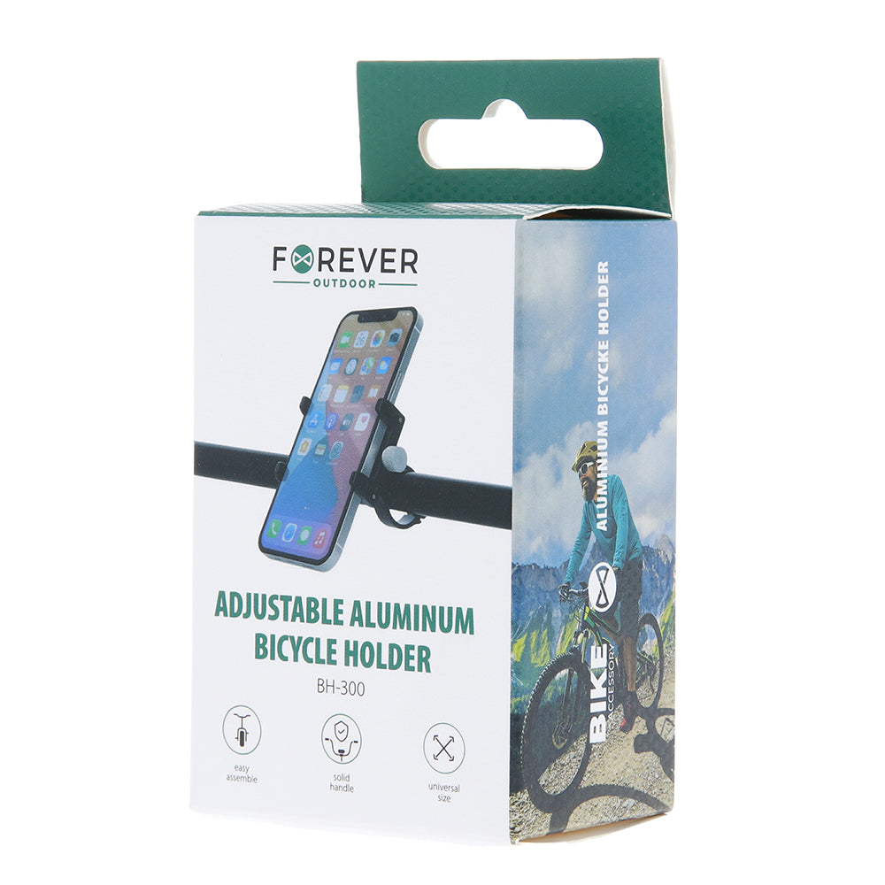 Forever Outdoor Adjustable aluminum phone holder BH-300 black