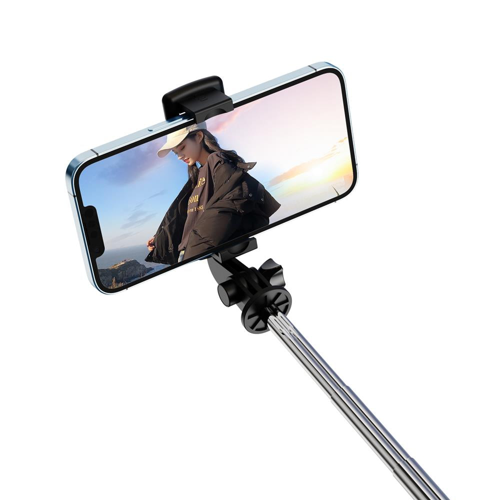 Support XO SS09 selfie stick Bluetooth tripod 64cm noir