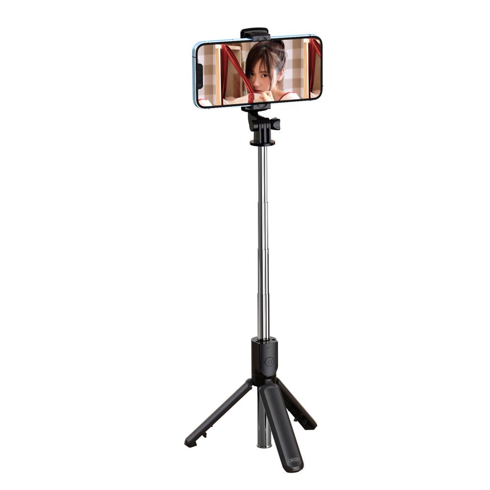 Support XO SS09 selfie stick Bluetooth tripod 64cm noir