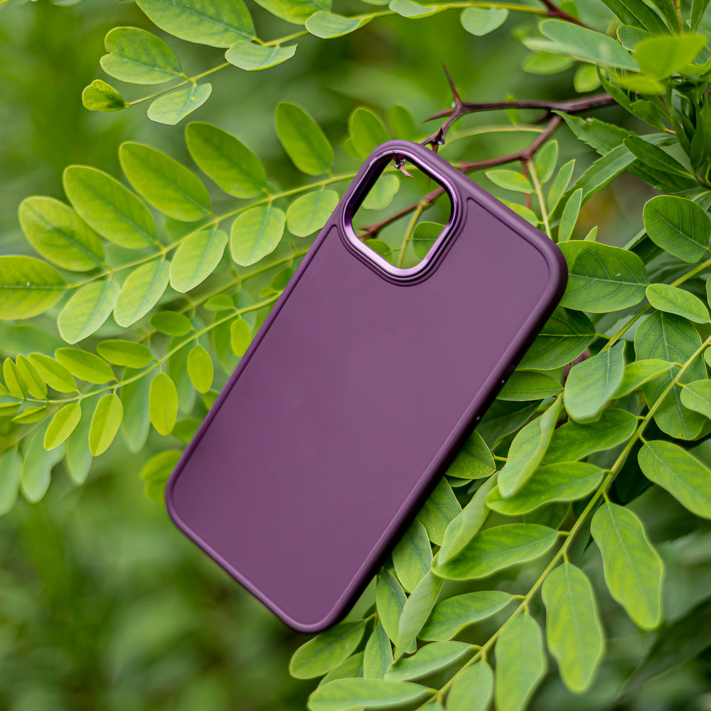 Satin case for Samsung Galaxy S24 Plus burgundy