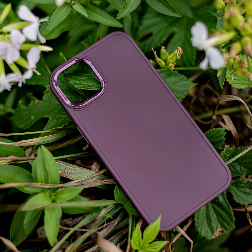 Satin case for Samsung Galaxy S23 FE burgundy