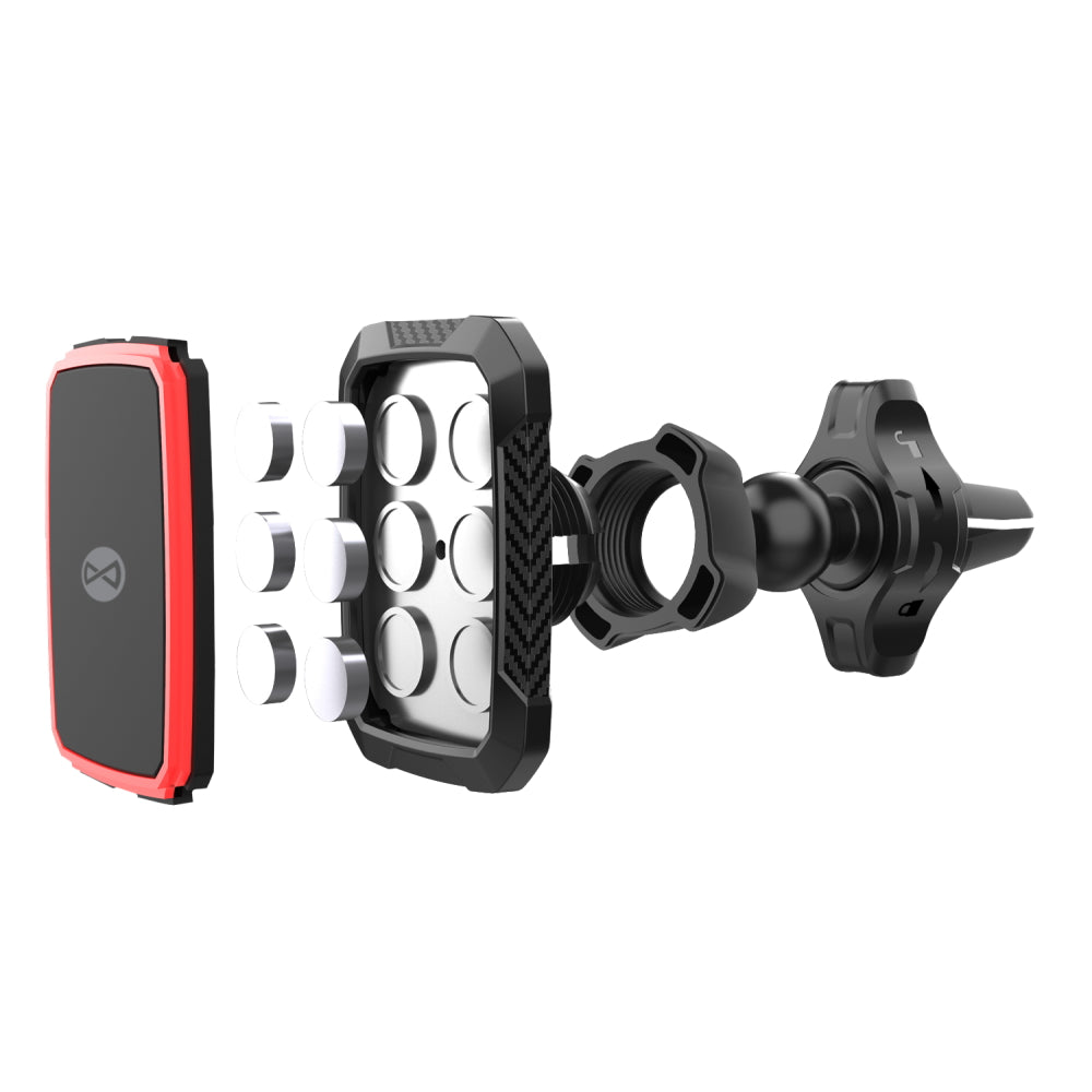 Support voiture magnétique Forever MH-260 pour aérateur — noir