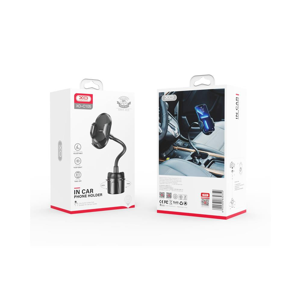 Support voiture XO C105 pour porte-gobelet — noir