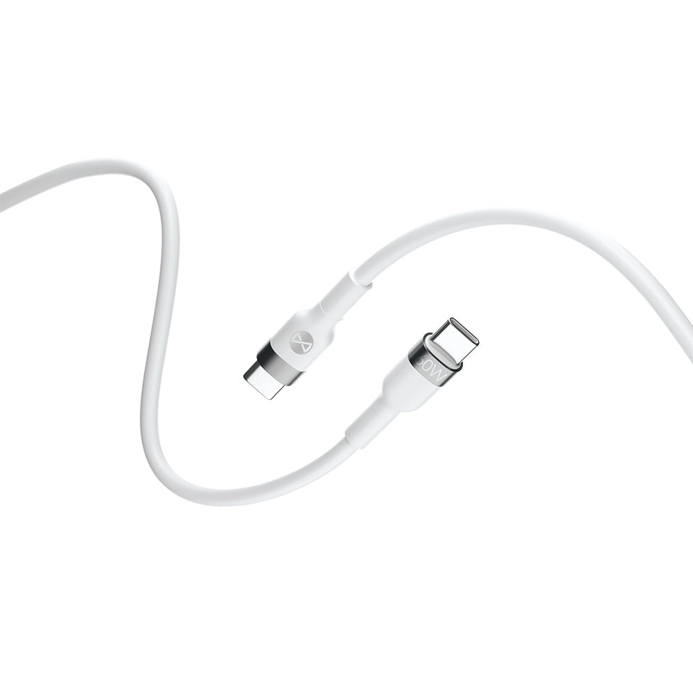 Câble USB-C Forever Flexible 2m 60W blanc