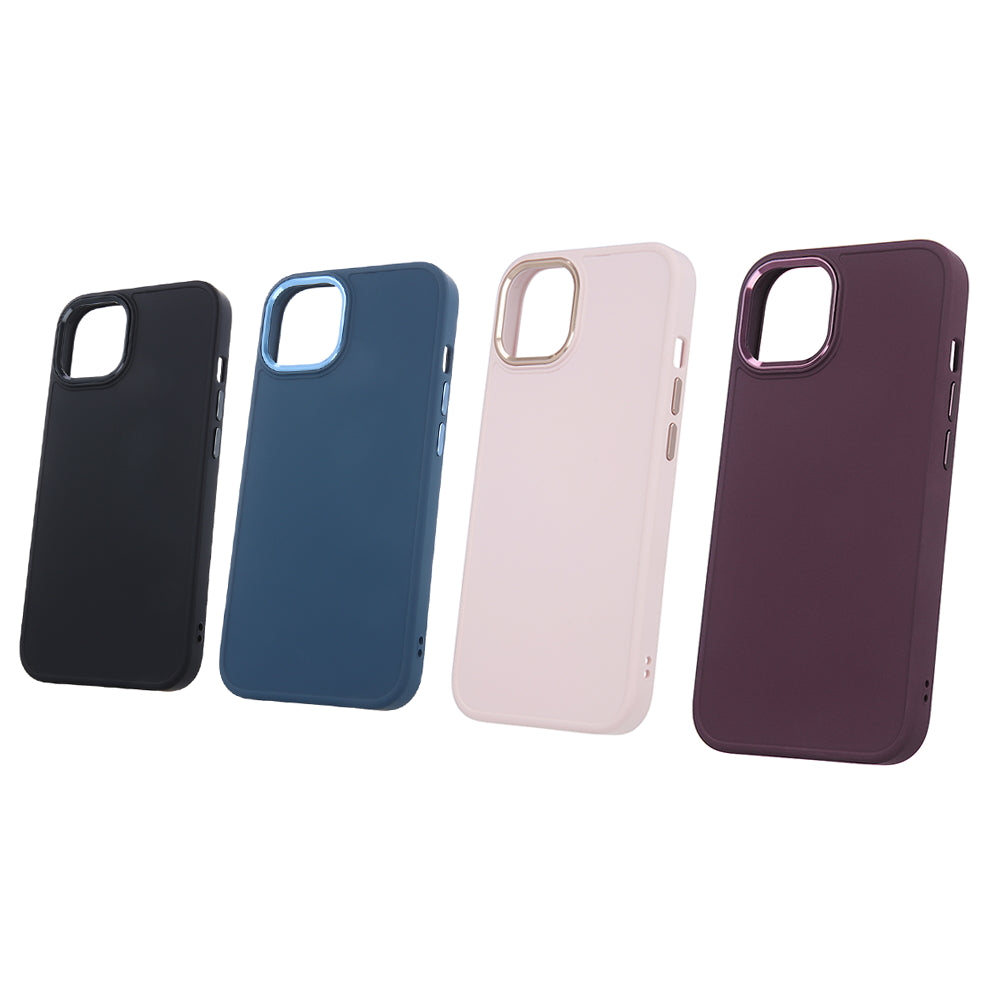 Satin case for Samsung Galaxy S24 Plus dark blue