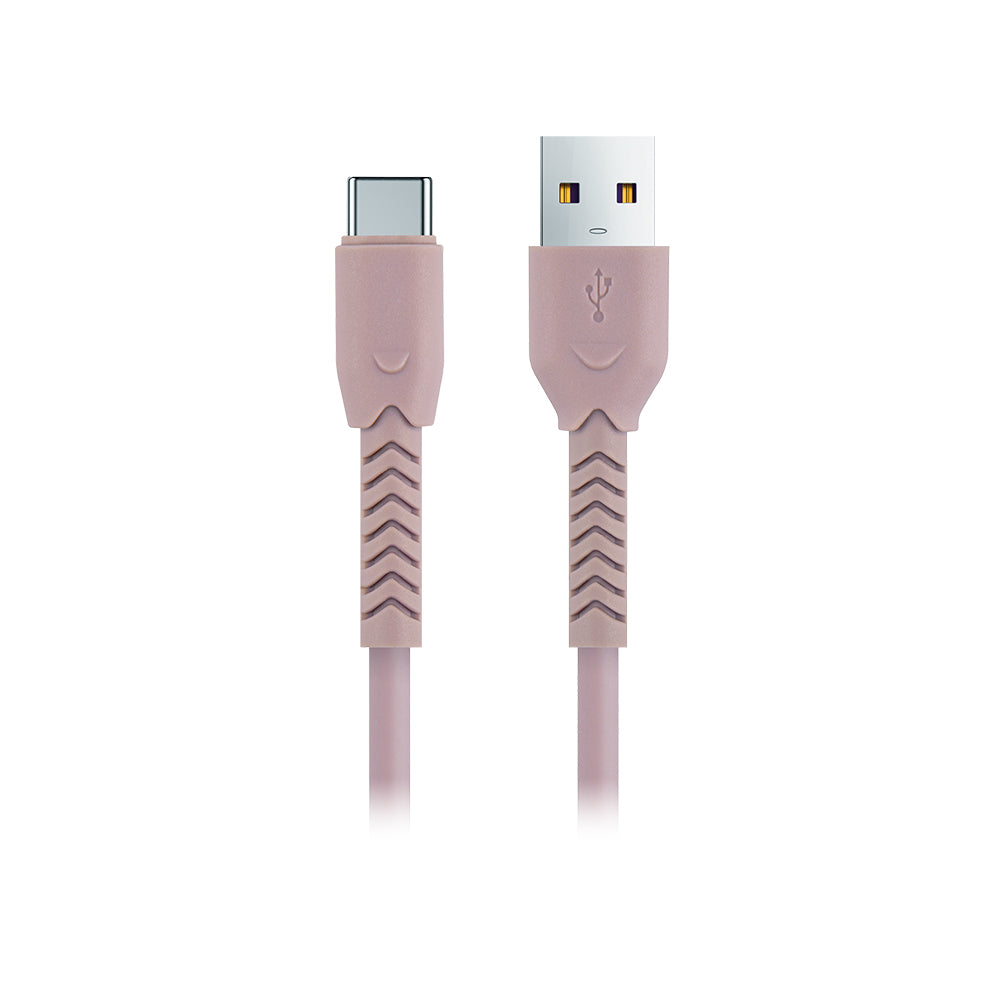 Câble USB-A vers USB-C Maxlife MXUC-04 — 1m 3A Rose