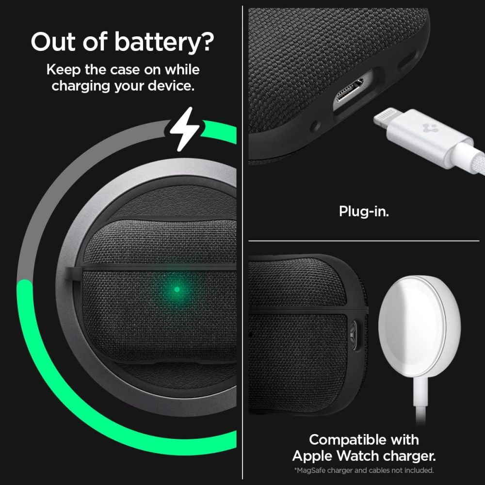 Spigen Urban Fit case for AirPods Pro 1 / 2 black