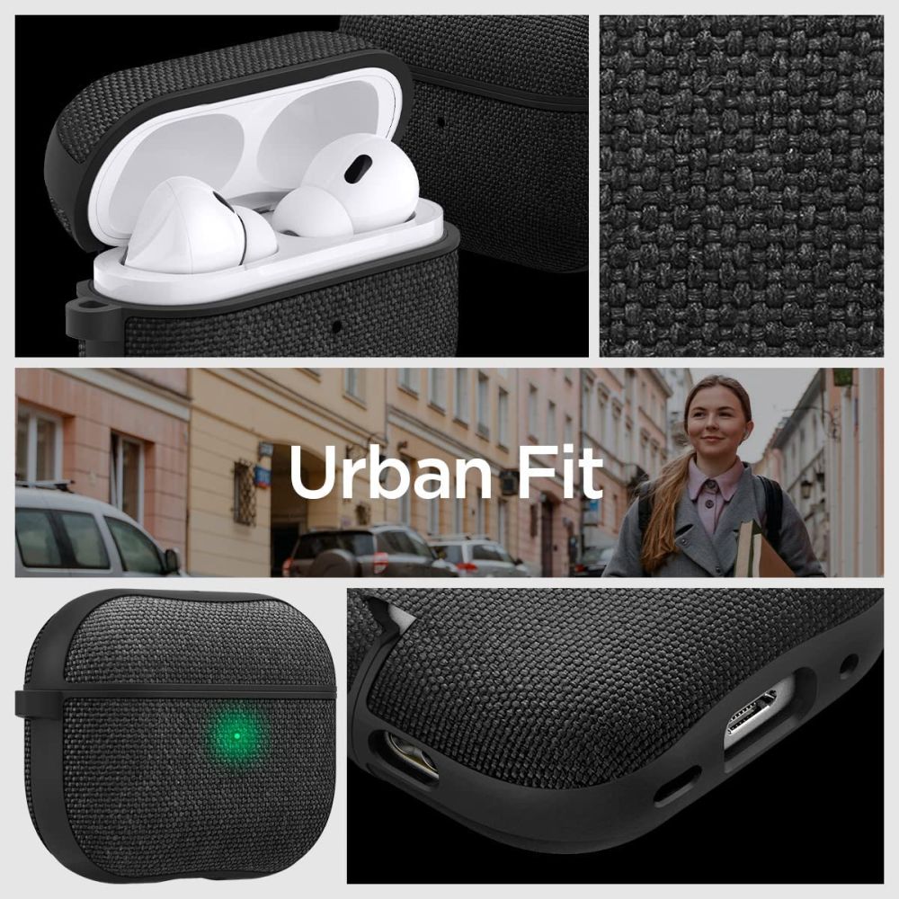 Spigen Urban Fit case for AirPods Pro 1 / 2 black