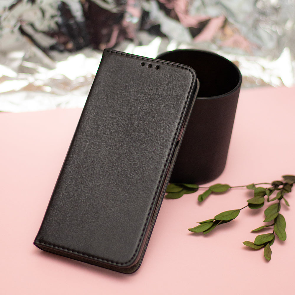 Smart Magnetic case for Motorola Moto G55 black