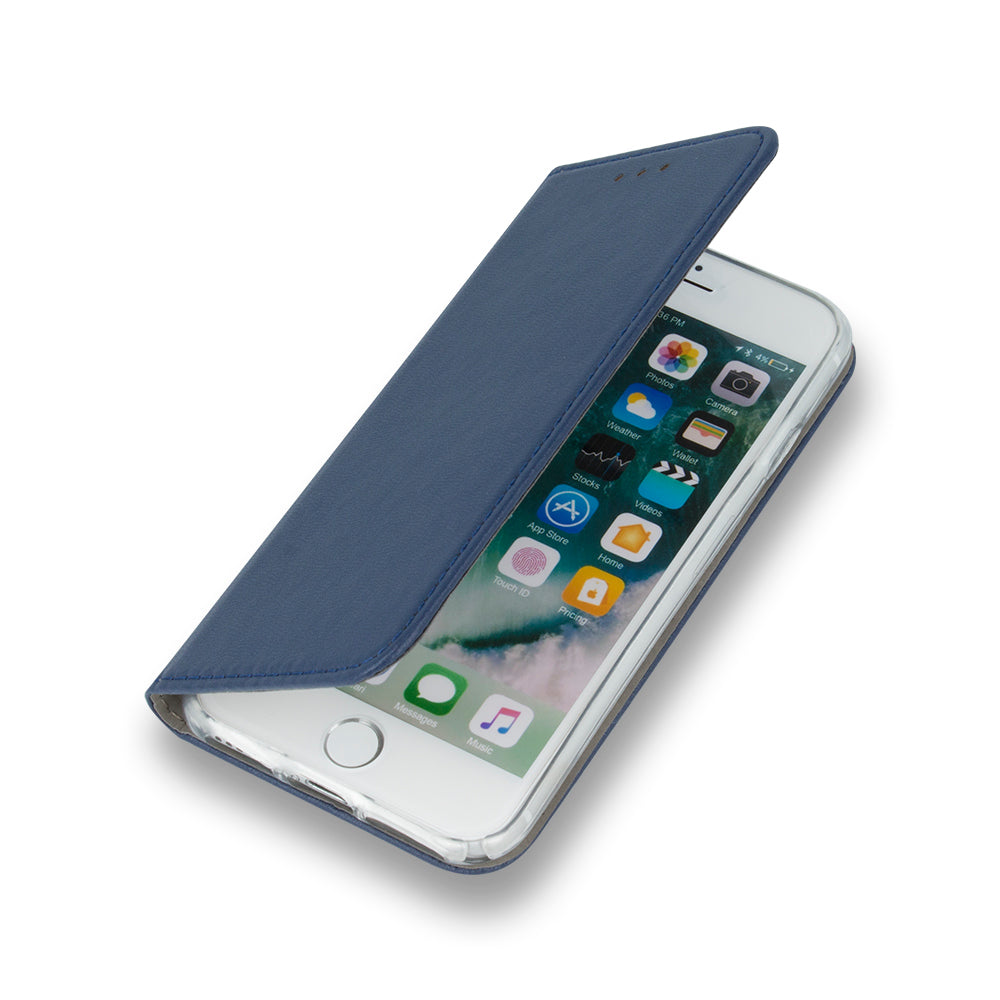 Smart Magnetic case for Motorola Moto G55 navy blue