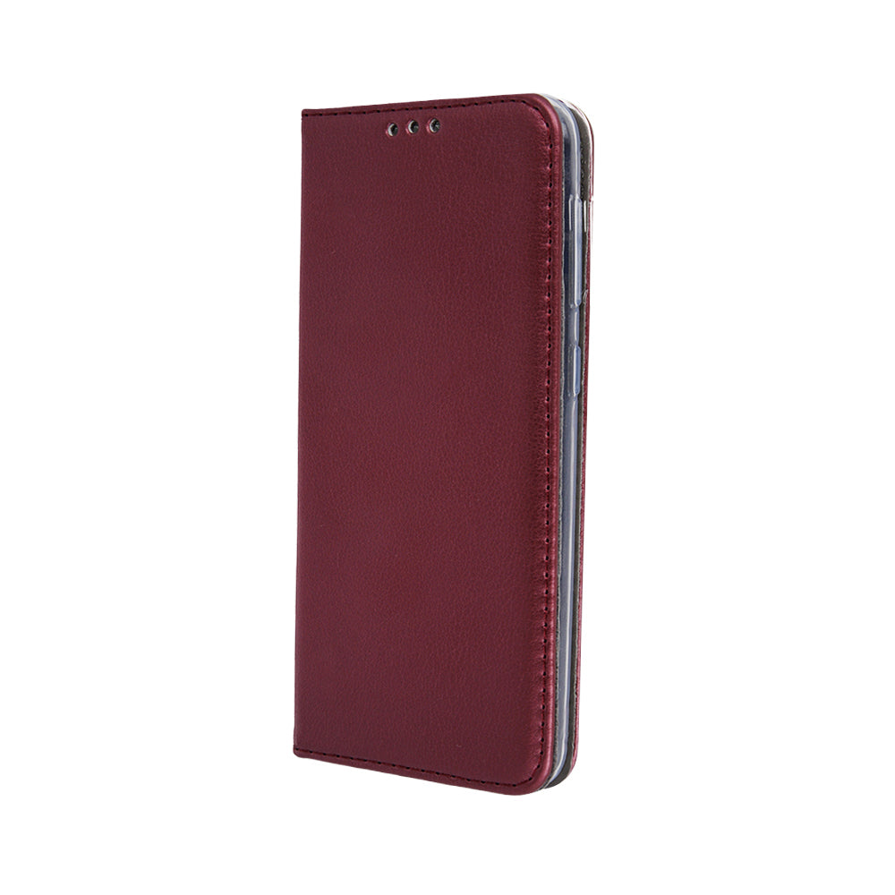 Smart Magnetic case for Honor 400 Pro burgundy