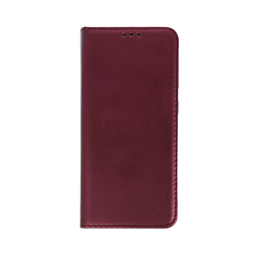 Smart Magnetic case for Honor 400 burgundy
