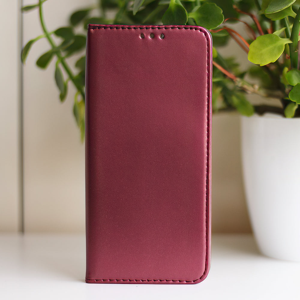 Smart Magnetic case for Samsung Galaxy A53 5G burgundy
