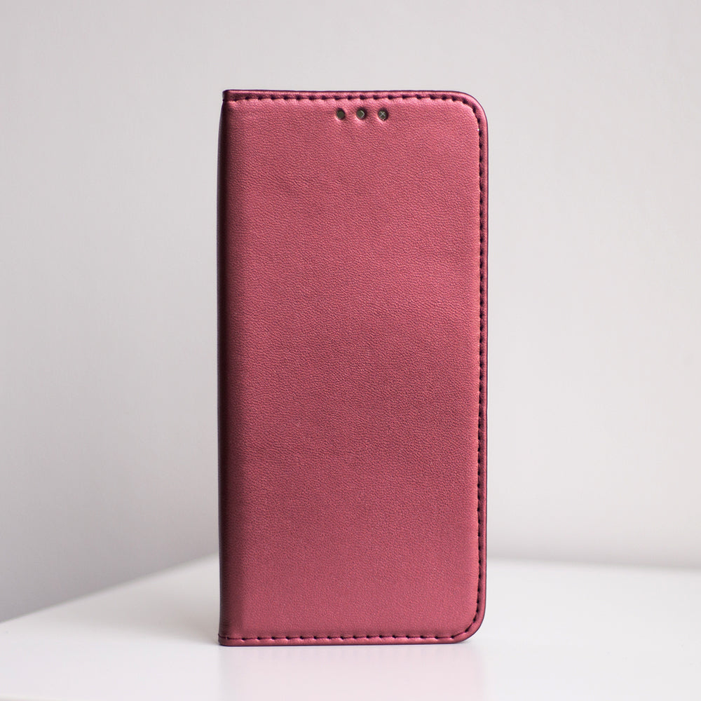 Smart Magnetic case for Xiaomi 14T Pro burgundy