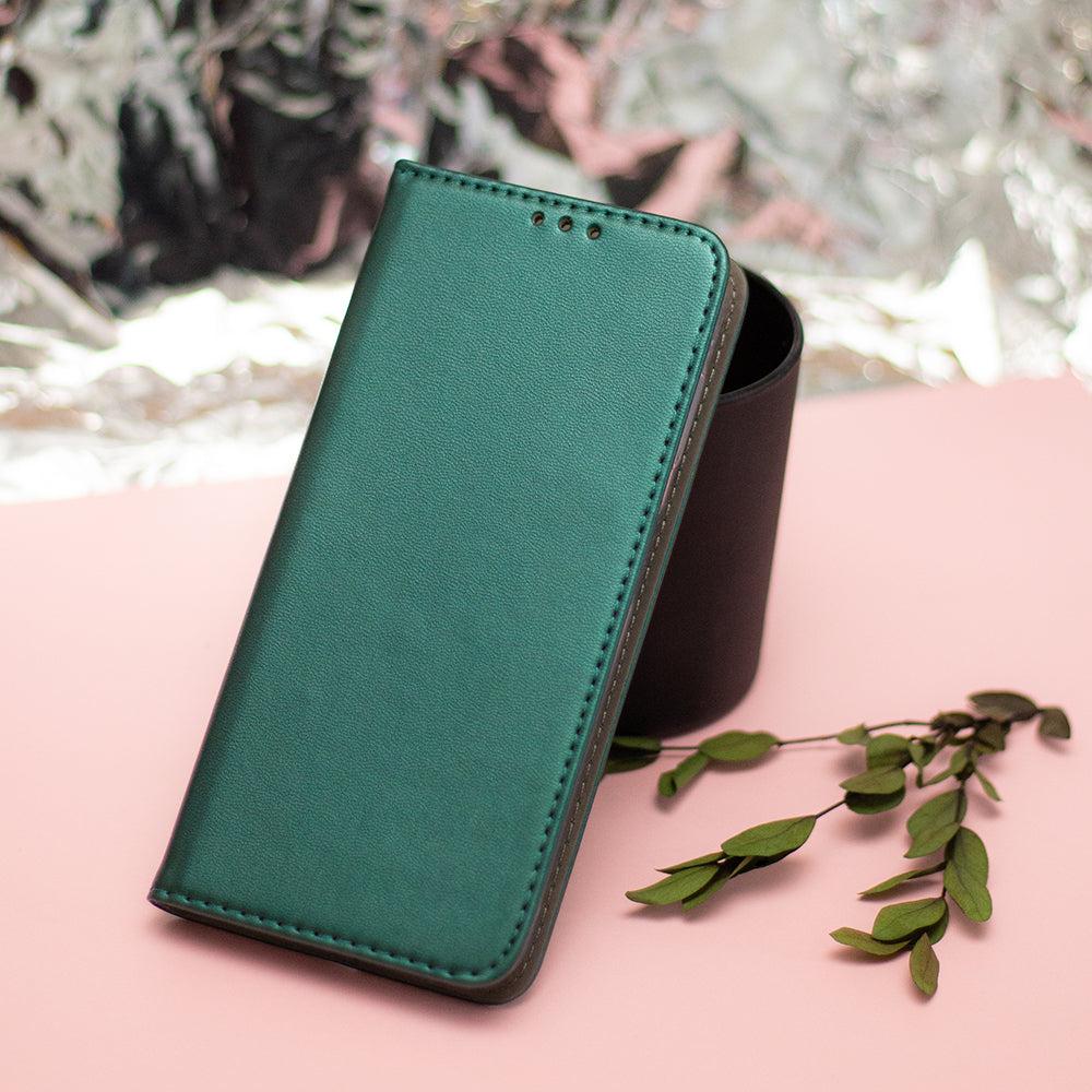 Smart Magnetic case for Honor 400 Lite dark green