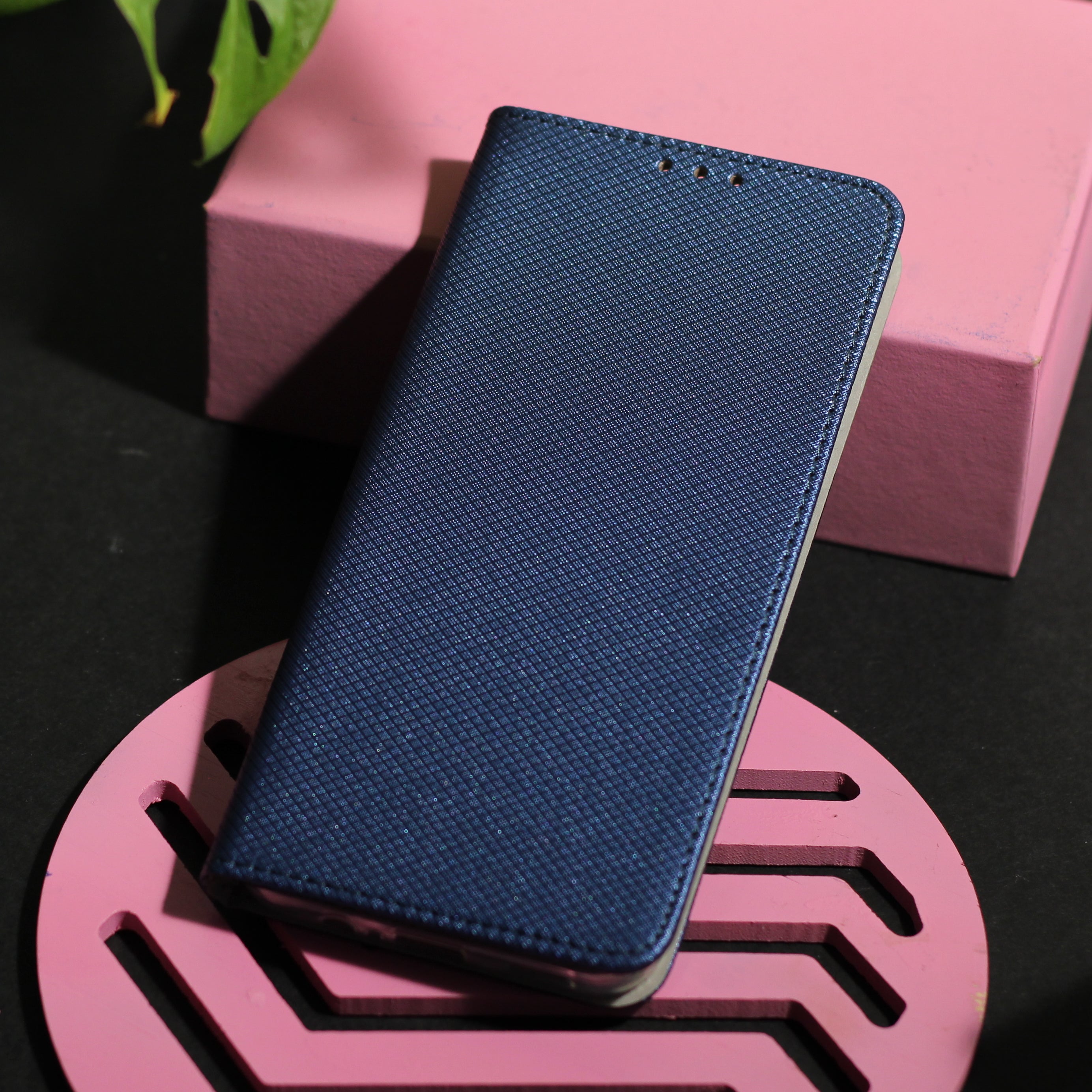 Smart Magnet case for Realme 16 Pro Plus 5G navy blue