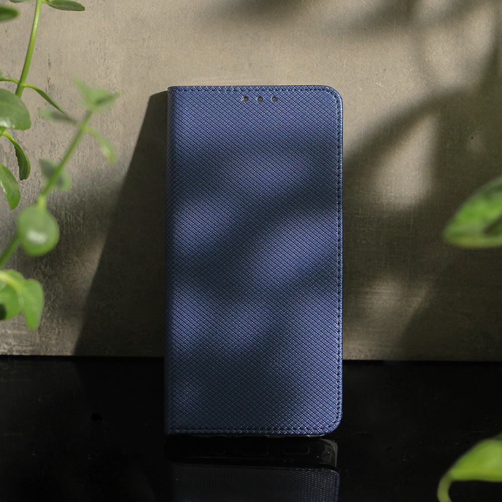 Smart Magnet case for Xiaomi Redmi Note 9 navy blue
