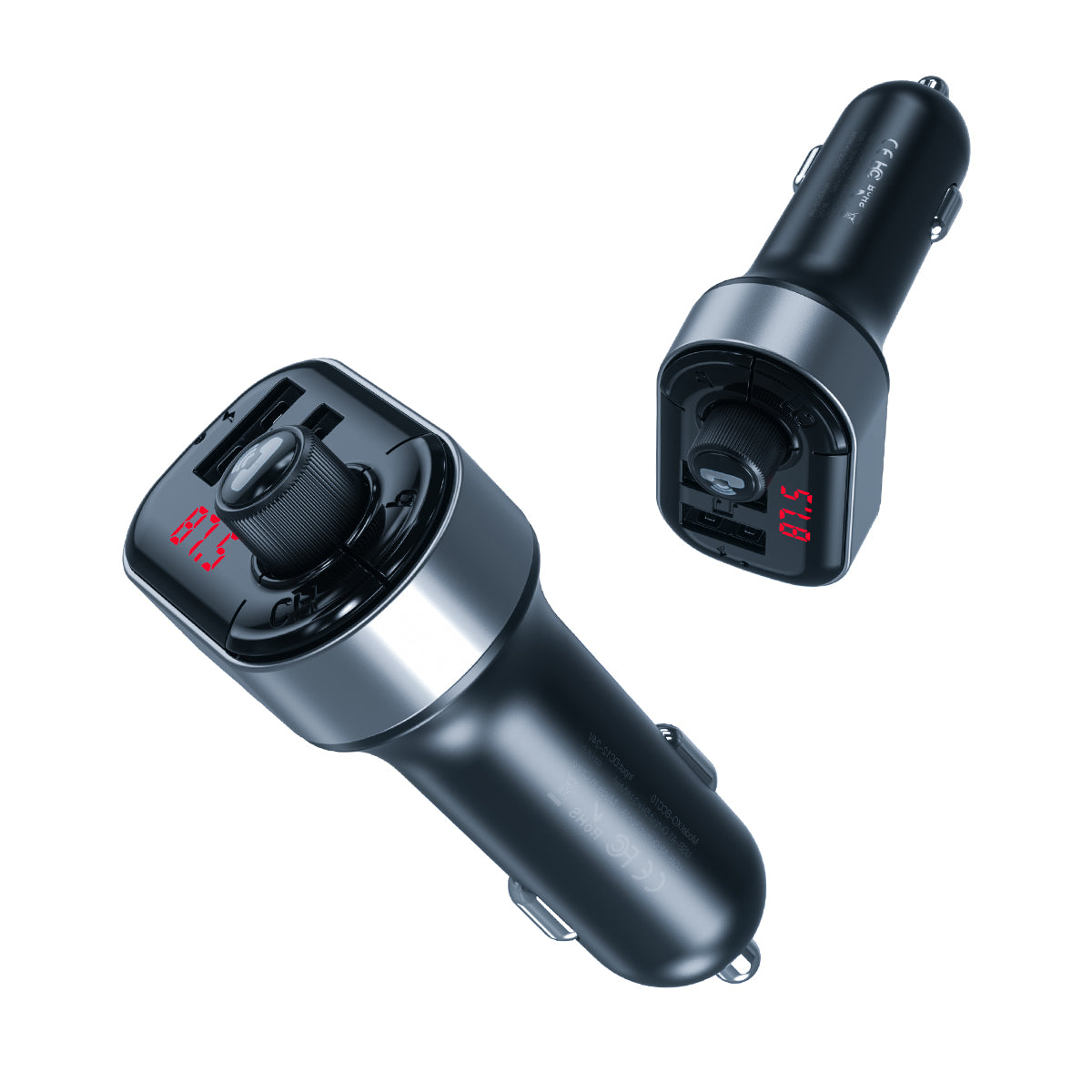 XO transmitter FM BCC10 Bluetooth MP3 car charger 3,1A black