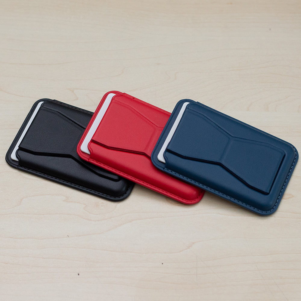 Card holder with stand black