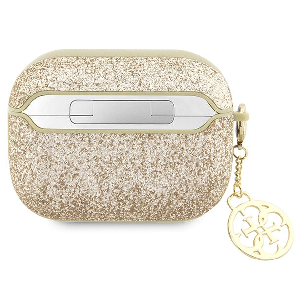 Guess case for AirPods Pro 2 GUAP2GLGSHD gold PU Glitter Flake 4G