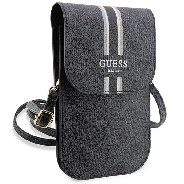 Guess bag GUWBP4RPSK black Wallet 4G Stripes