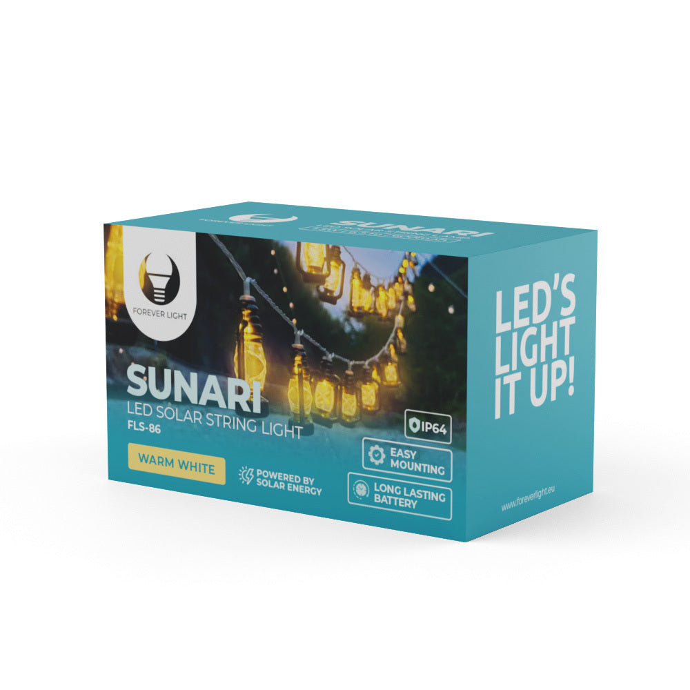Guirlande LED solaire SUNARI FLS-86 30LED 6,5m 600mAh