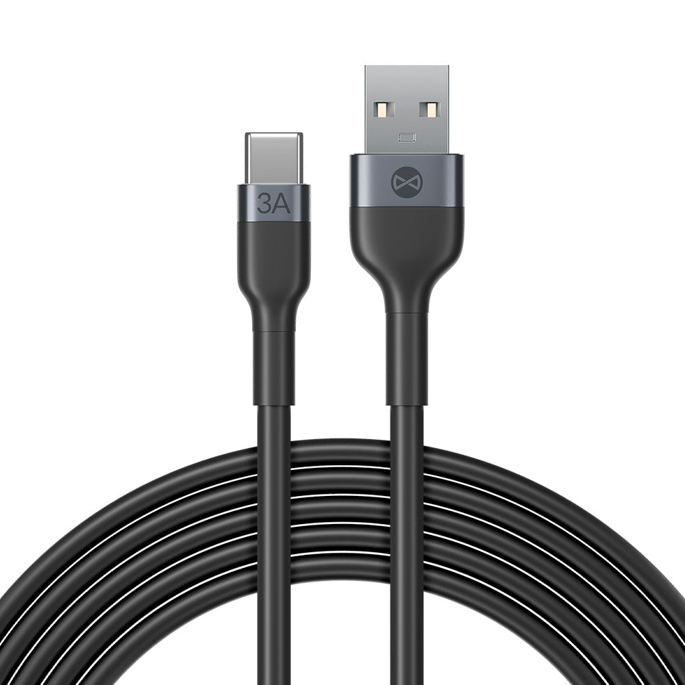 Câble USB-C Forever Flexible — 1m, 3A, charge rapide et transfert données