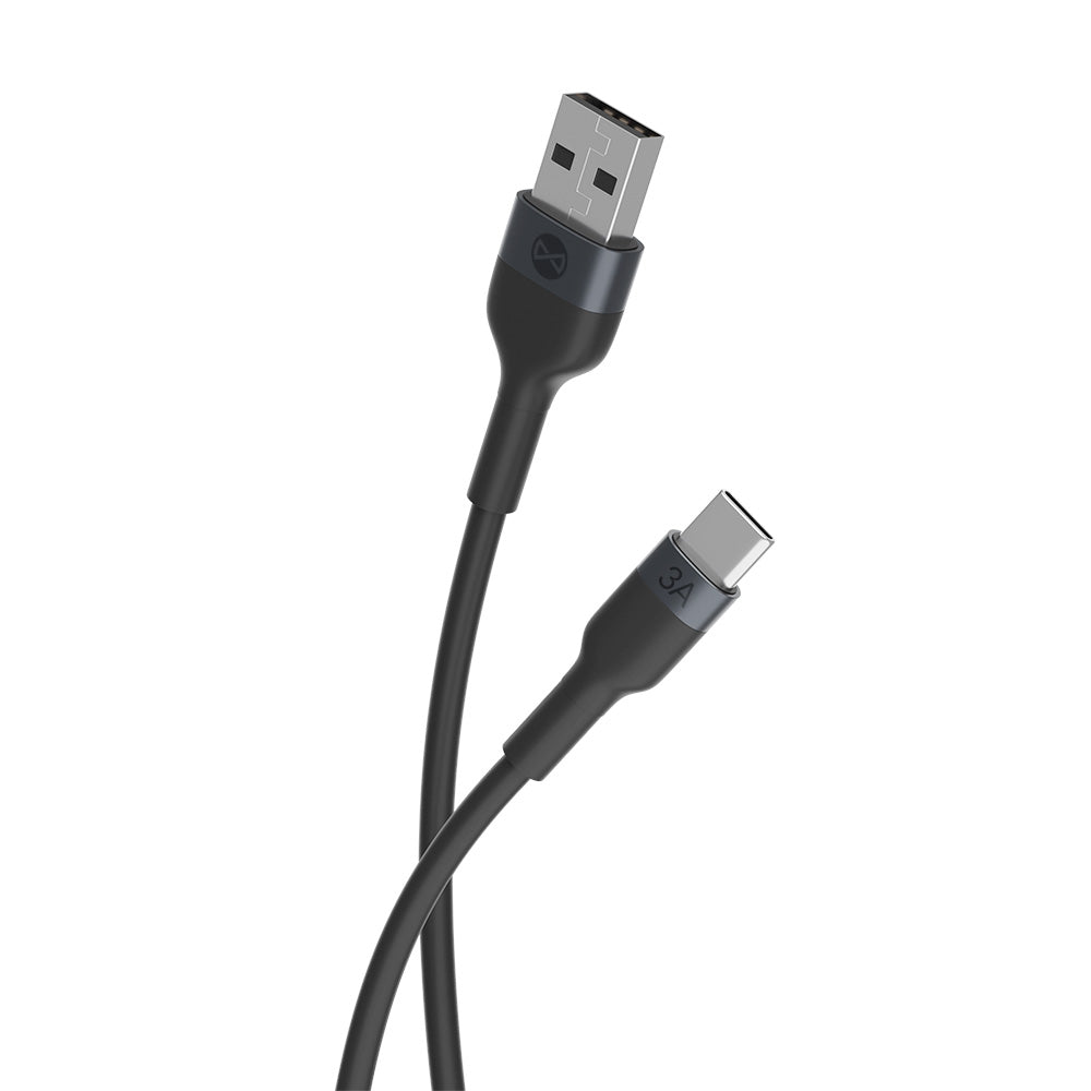Câble USB-C Forever Flexible — 1m, 3A, charge rapide et transfert données